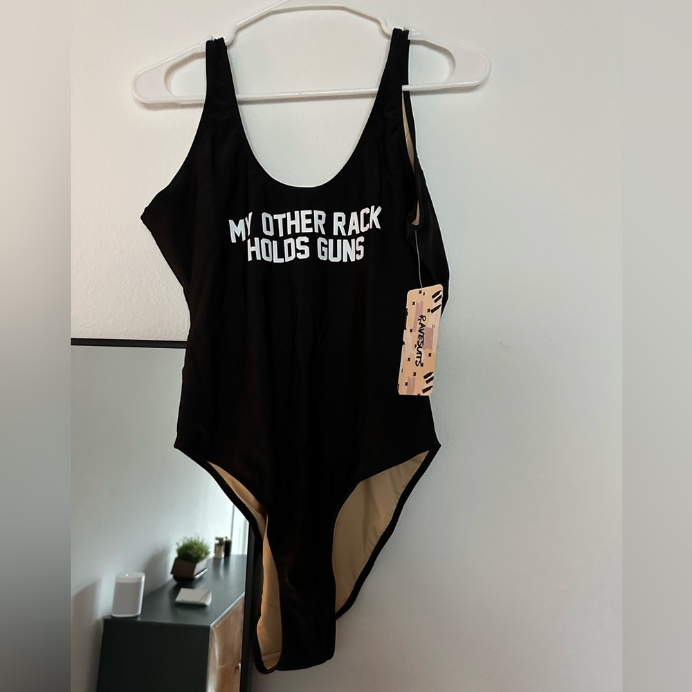 My other Rack holds my guns swimsuit